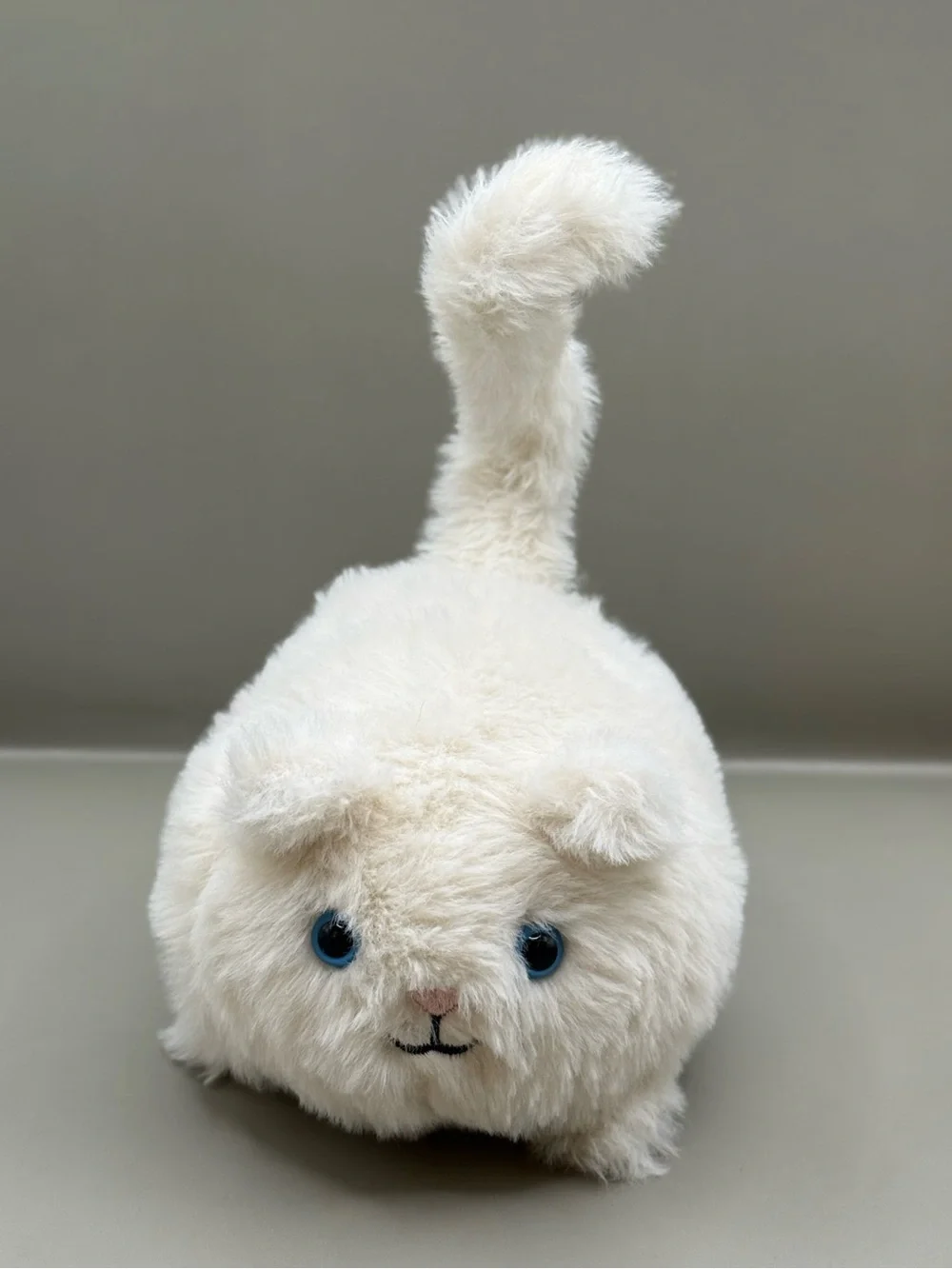 Retired Jellycat Cream Kitten Caboodle White Cat Plush Stuffed Animal